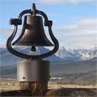 LARGE BRONZE BELL BY ROCKY MOUNTAIN HARDWARE