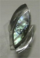 Sterling Silver Abstract Design Ring