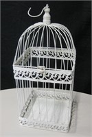 Metal Decorative Bird Cage - 20" x 8.5" x 8.5"