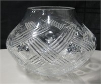 Crystal Vase - 8.5" Diameter