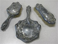 Antique 3-Piece Tin Vanity Set