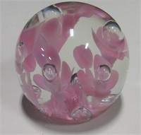 St Claire Signed Vintage Paperweight 3.5" Tall