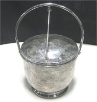 Vintage Silver Trophy Ice Bucket 12" Handle