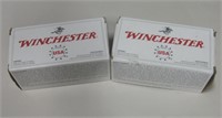 2 Boxes Winchester 380 Ammo Rounds