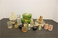 SELECTION OF PERFUME BOTTLES AND MORE