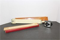 SLIDE RULER IN LEATHER CASE AND MORE