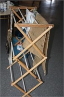 Clothes Rack with Contents