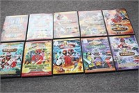 10 Power Ranger DVD`s