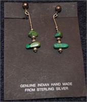 Indian Handmade Sterling Silver Earrings