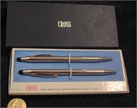 CROSS Chrome Pen & Pencil Set