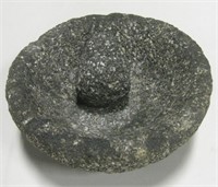 7" Diameter Basalt Molcajete w/ Mano