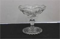 EAPG CUT GLASS CANDY DISH