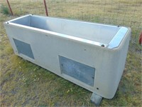 Concrete and Stainless Water Trough