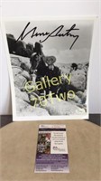 Gene  Autry autographed 8 x 10 black-and-white