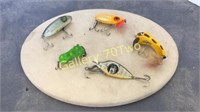 Selection of vintage fishing Lures-includes South