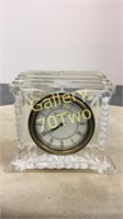 Waterford Crystal pavillion clock approximately