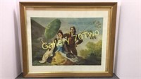 Francisco Goya "El Quitasol" canvas print