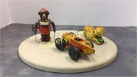Selection of Vintage tin/litho toys