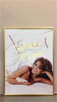Janet Jackson autographed 2001 poster