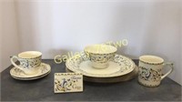 Gien France Toscana pattern china pieces