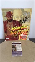 WWE Macho Man Randy Savage signed 8 x 10 color