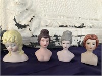 Mini Lady Porcelain Heads / Ornaments(?)