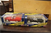 x2 1955 & 1956 Thunderbird Cars TIMES THE COUNT