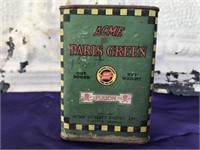 Acme Paris Green "Poison" Tin