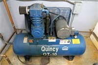 Quincy QT-10 industrial air compressor, two