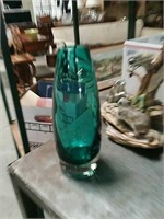 European art glass vase