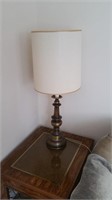 Pair of match lamps and shades