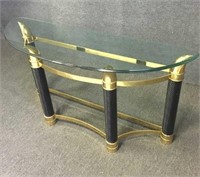 Decorative Glass Top Entry Table