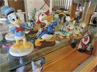 6 Disney Collectible Porcelain Figurines