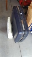 Hard case roller luggage and type writer
