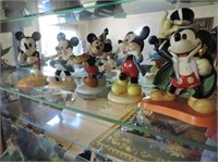 6 Disney Collectible Porcelain Figurines