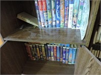Large Quantity of VHS, Cassettes with Cabinets