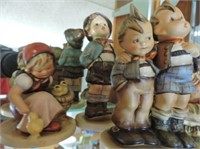9 Early Goebel Figurines