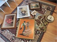 Oil Paintings, Needlepoint, Antique Watercolour