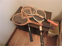 Tennis Rackets & 1 Badminton Racket