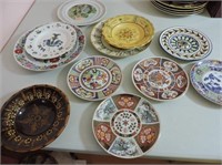 Hand-painted Collector Plates, etc