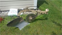 Brinly sleeve hitch plow with cutter wheel