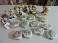 Minature Music Boxes & Tender Times Figurines