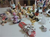 Miniature Porcelain Figurines, etc