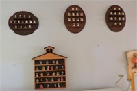Thimbles with shelves