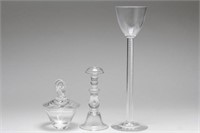 Steuben Crystal- 3 Colorless Articles