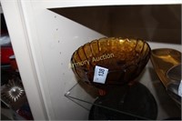 AMBER CONSOLE BOWL