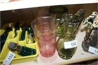 PINK FOOTED TUMBLERS - PITCHER - ETC.