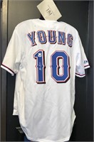 Autograph Michael Young Jersey