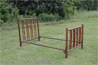 Signed Old Hickory Twin Bed