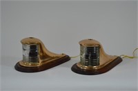 Pair of Brass Nautical Boat Lights